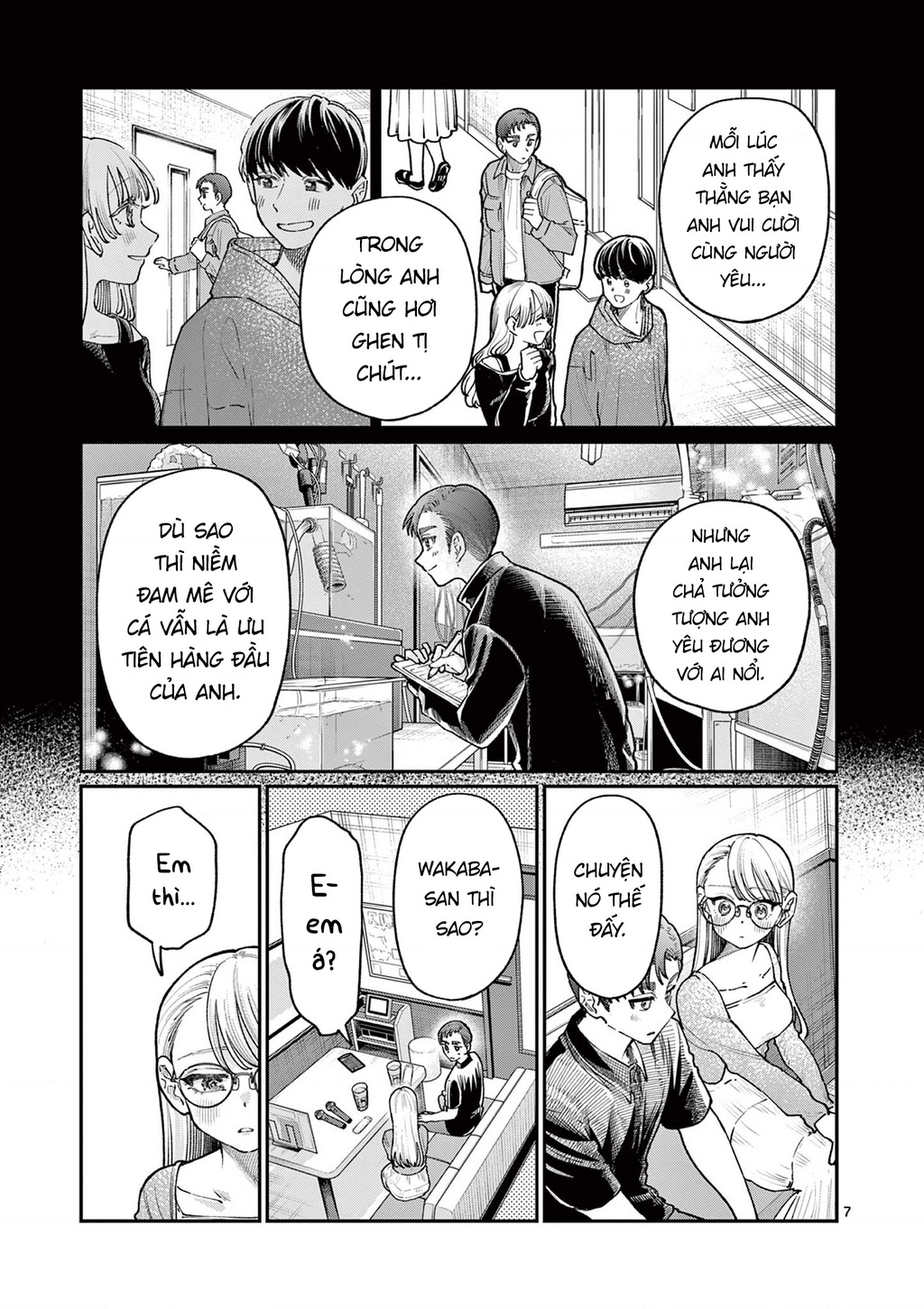 Tình yêu màu Lam nhà Wakaba Chapter 23 - 7