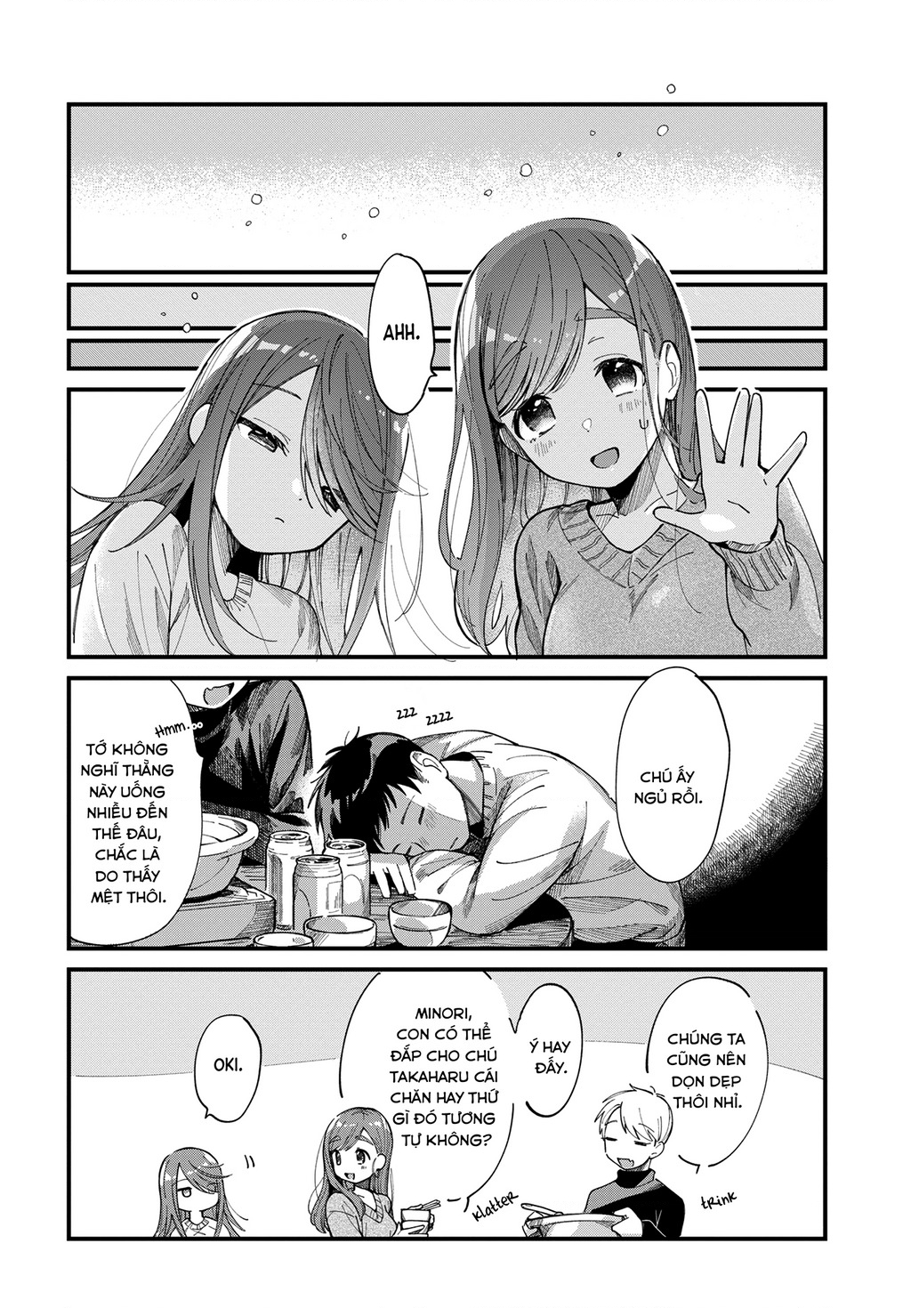 Harapeko Oyako to Motokare Yanushi Chapter 13 - 12