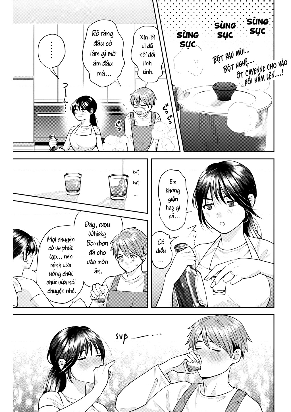 Thưởng rượu đêm khuya là bí quyết để giữ gìn hạnh phúc hôn nhân. Chapter 10 - 12