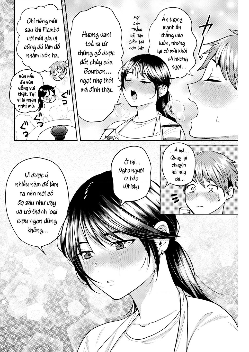 Thưởng rượu đêm khuya là bí quyết để giữ gìn hạnh phúc hôn nhân. Chapter 10 - 13