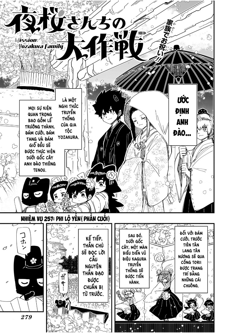 Gia Tộc Điệp Viên Yozakura Chapter 257 - 1