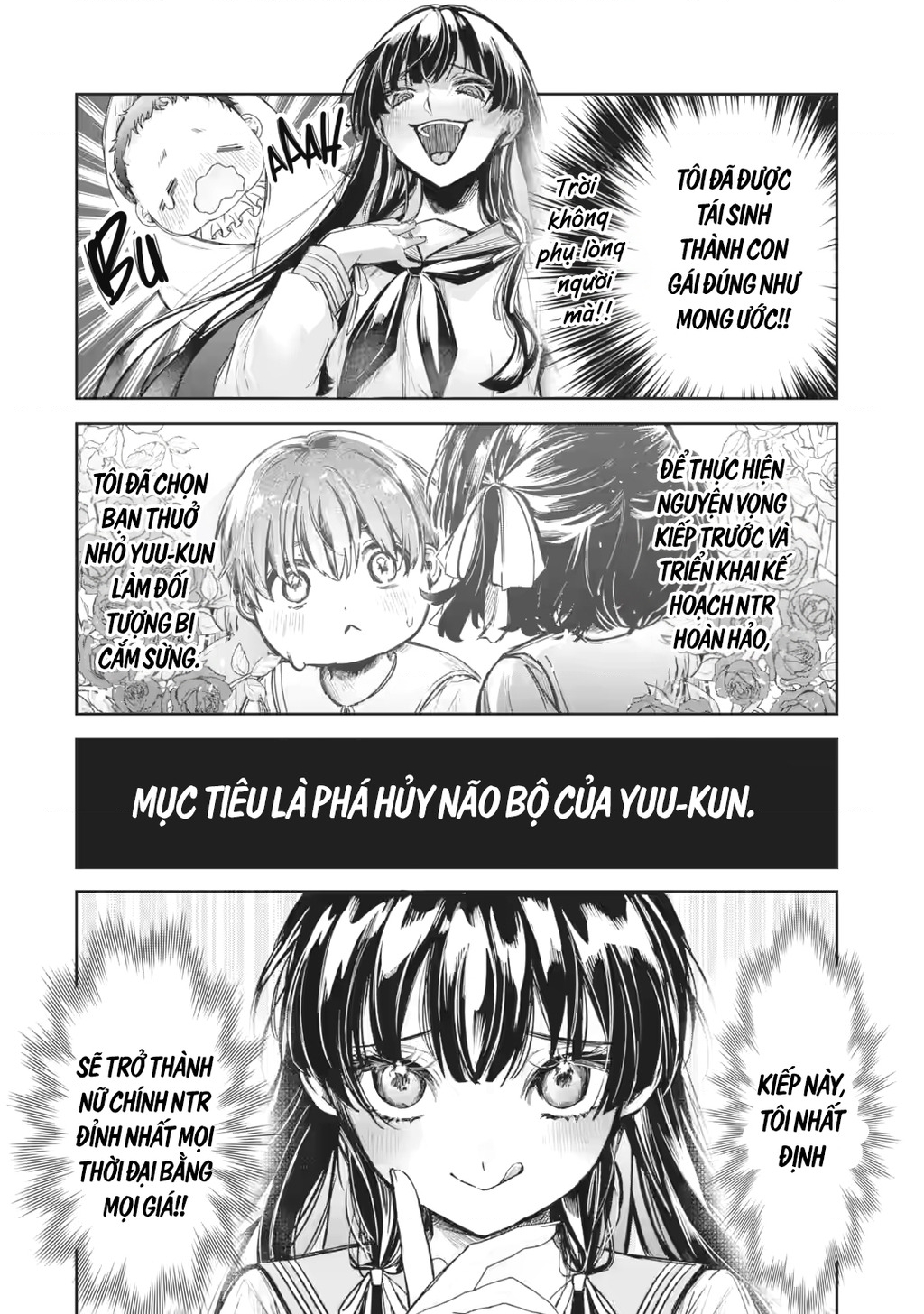 Chuyển sinh thành đứa con gái dâm loằn rác rưởi muốn bị NTR! Chapter 2 - 3