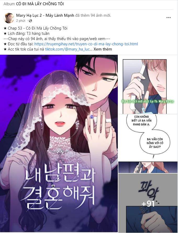 Cô Đi Mà Kết Hôn Với Chồng Tôi Đi Chapter 53.2 - 1