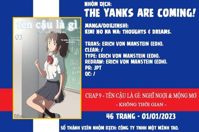 Tên Cậu Là Gì: Nghĩ Ngợi & Mộng Mơ Chapter 9 - 49