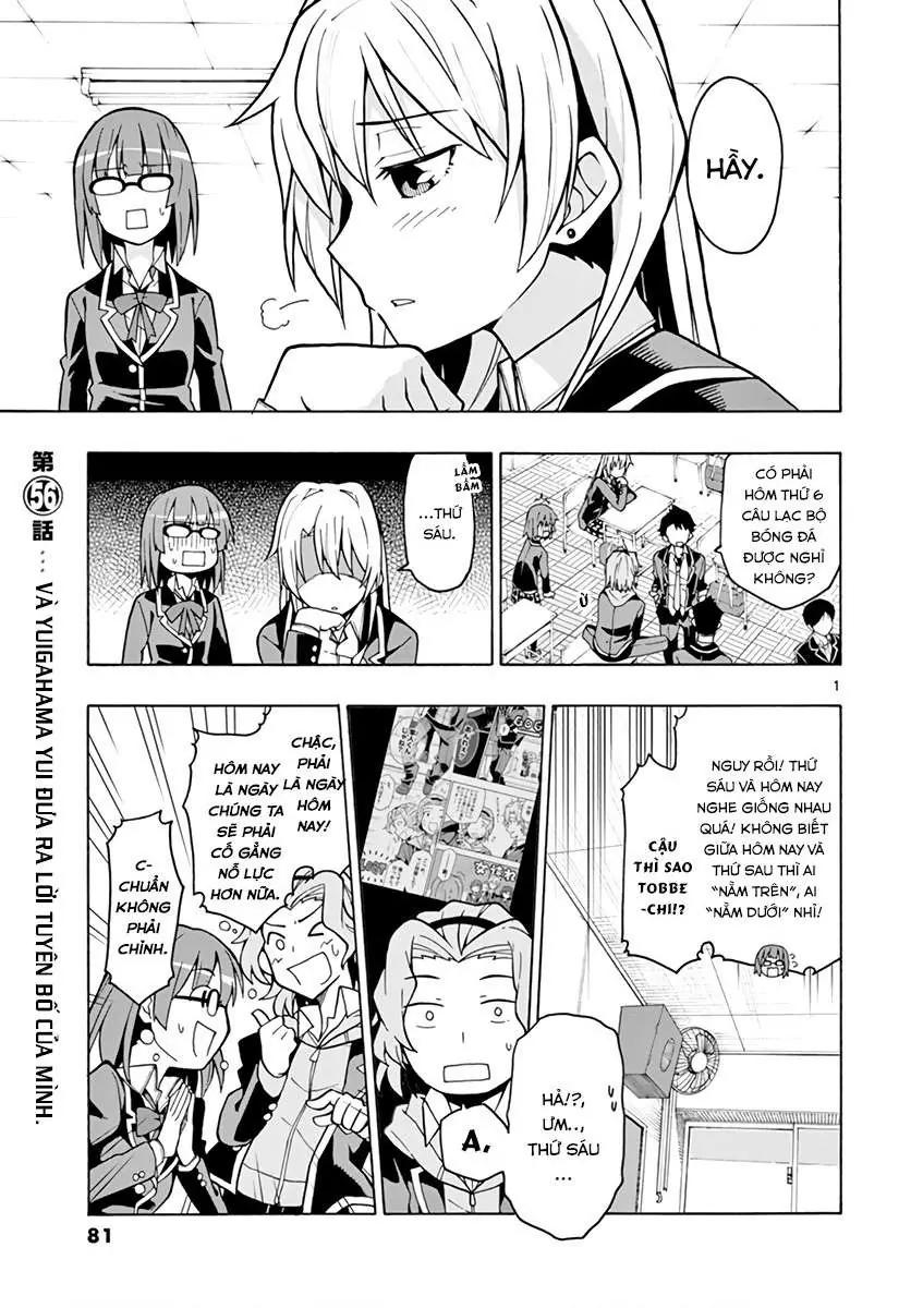 Chuyện Tình Thanh Xuân Bi Hài Của Tôi Quả Nhiên Là Sai Lầm @Comic Chapter 56 - 1