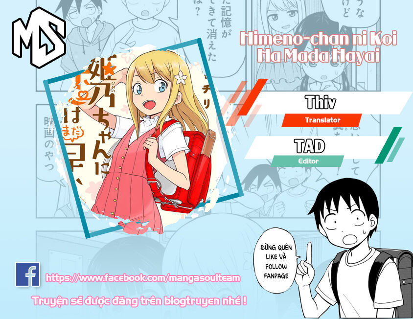Với Himeno-Chan Thì Yêu Vẫn Còn Quá Sớm Đó! Chapter 25 - 1