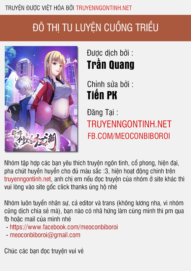 Đô Thị Tu Luyện Cuồng Triều Chapter 9 - 1