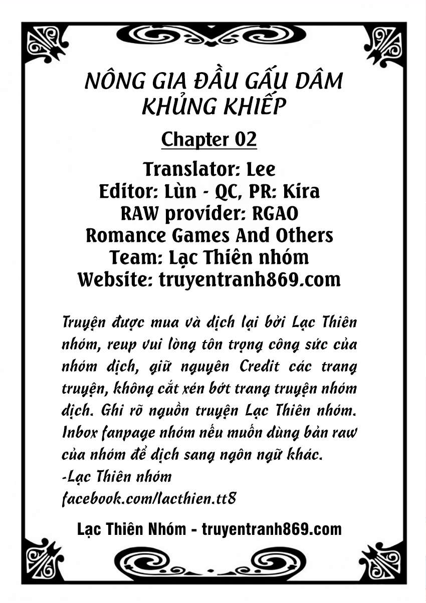 Nông Gia Đầu Gấu Dâm Khủng Khiếp! Chapter 2 - 2