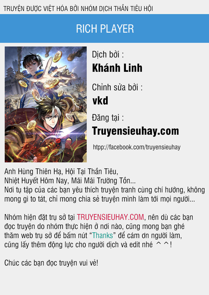 Rich Player - Người Chơi Khắc Kim Chapter 40 - 1