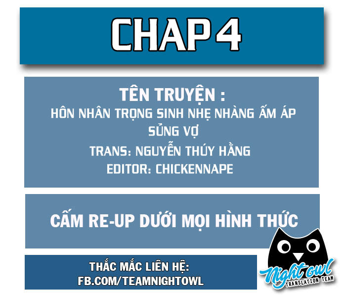 Hôn Nhân Trọng Sinh Nhẹ Nhàng Ấm Áp Sủng Vợ Chapter 4 - 1