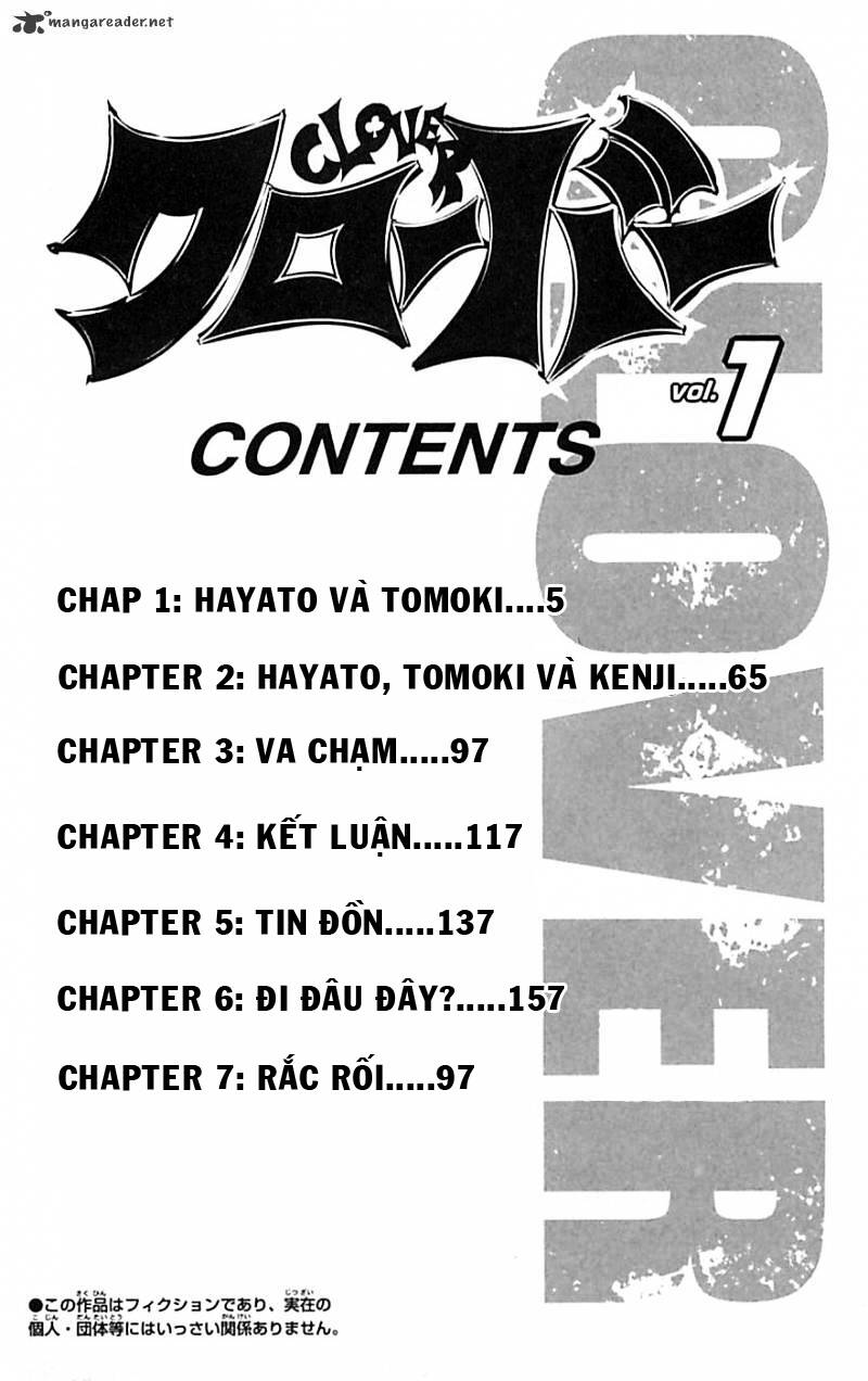 Clover (Tetsuhiro Hirakawa) Chapter 1 - 4