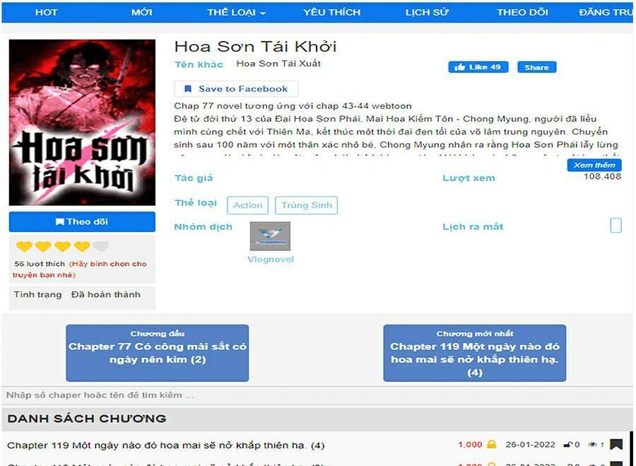 Hoa Sơn Tái Khởi Chapter 49 - 243