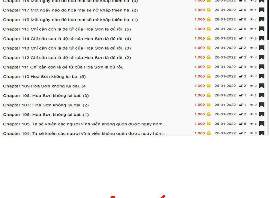 Hoa Sơn Tái Khởi Chapter 49 - 244