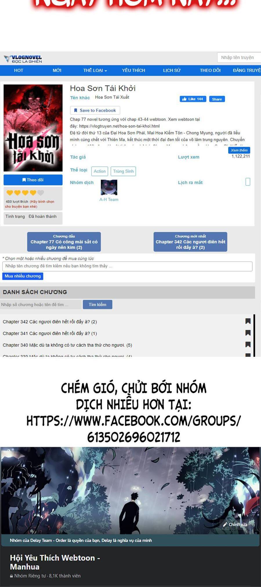 Hoa Sơn Tái Khởi Chapter 58 - 57