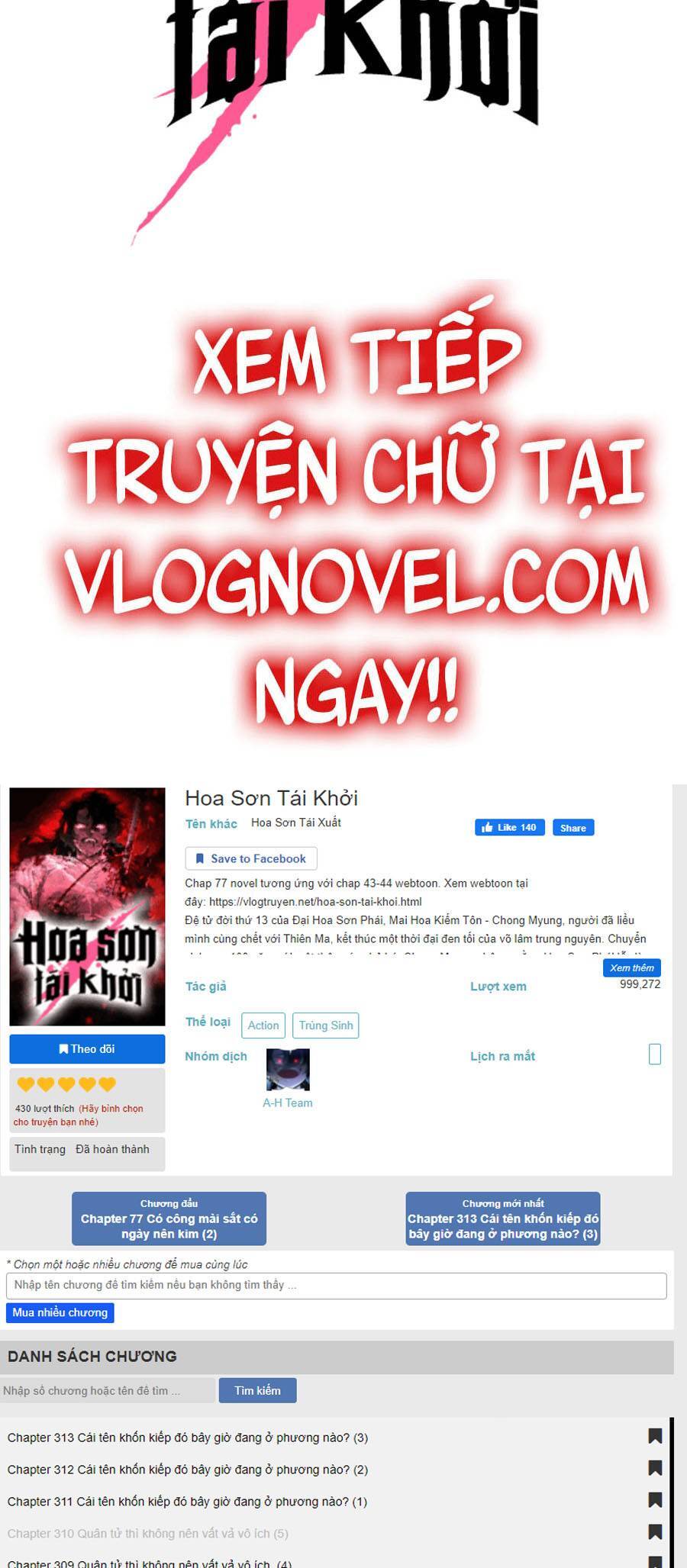 Hoa Sơn Tái Khởi Chapter 57 - 121