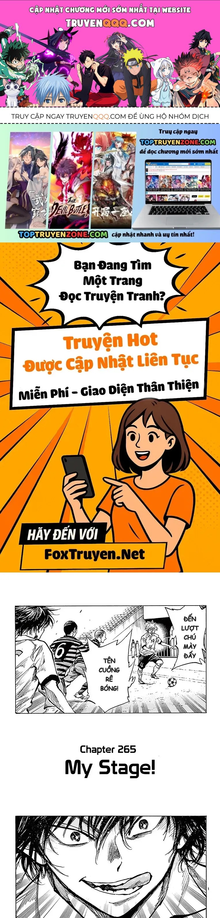 Be Blues! - Ao Ni Nare Chapter 265 - 1