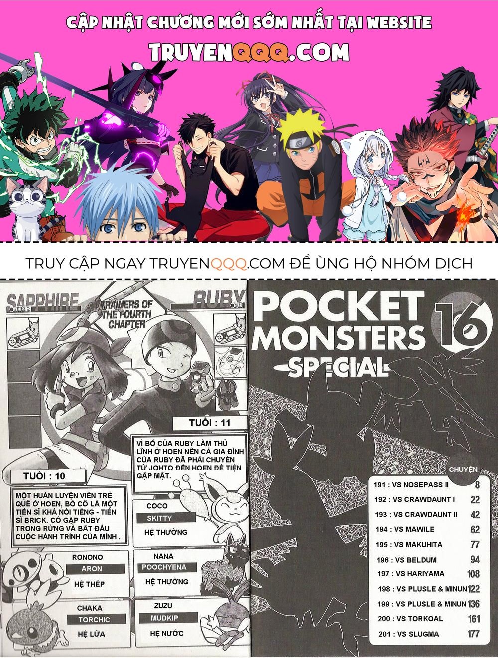 Pokemon Special Chapter 191.1 - 1