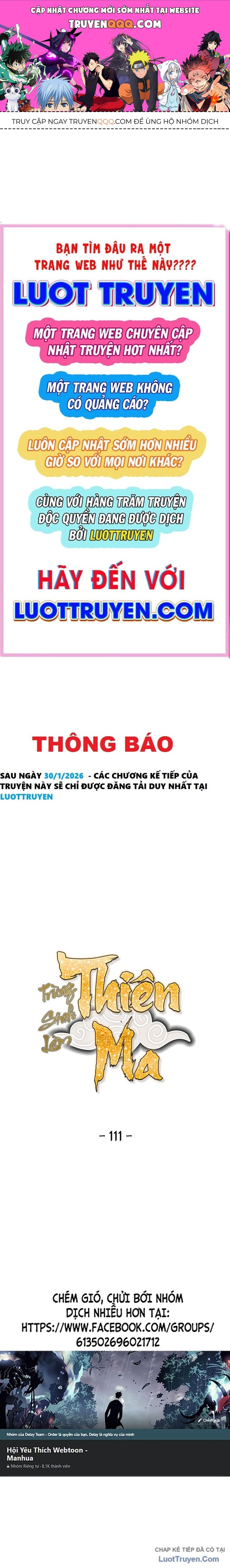 Thiên Ma Quy Hoàn Chapter 111 - 1