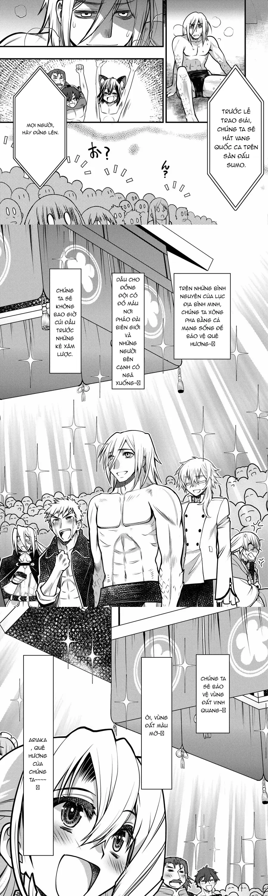 Oozumou Reijou ~Seijo Ni Hirateuchi Wo Kuratta Shunkan Sumou Budatta Zense Wo Omoidashita Akuyaku Reijou No Watashi Wa Sute Neko Ouji Ni Chanko Wo Furumaitai Haadosukoidosukoi~ Chapter 14 - 9