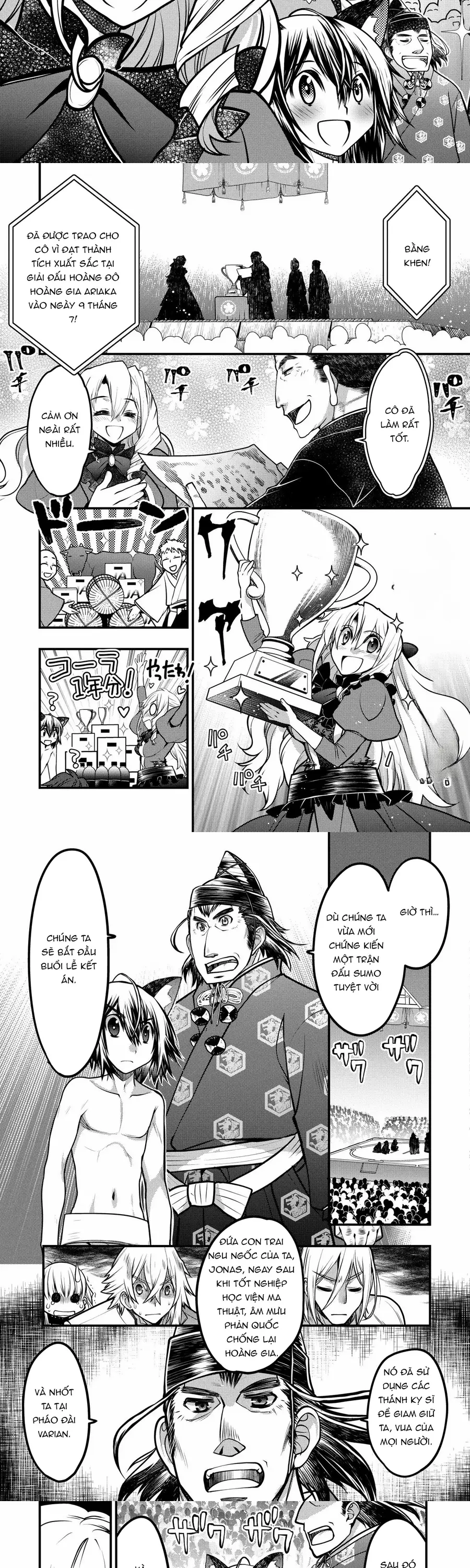 Oozumou Reijou ~Seijo Ni Hirateuchi Wo Kuratta Shunkan Sumou Budatta Zense Wo Omoidashita Akuyaku Reijou No Watashi Wa Sute Neko Ouji Ni Chanko Wo Furumaitai Haadosukoidosukoi~ Chapter 14 - 10