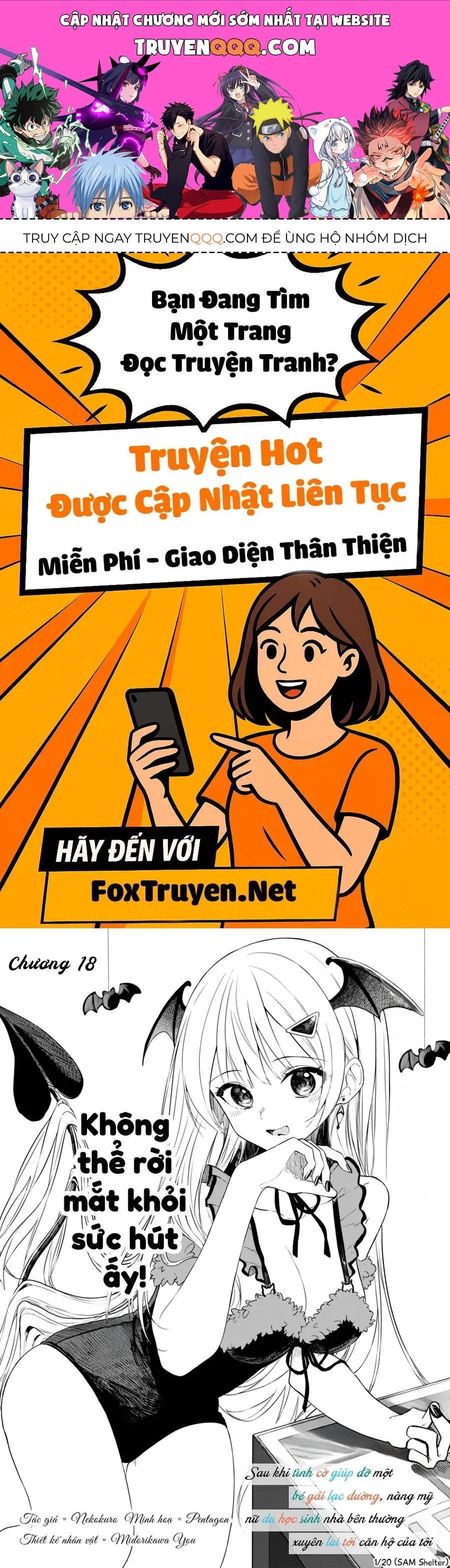 Sau khi tình cờ giúp đỡ một bé gái lạc đường, nàng mỹ nữ du học sinh thường xuyên lui tới căn hộ của tôi Chapter 18 - 1