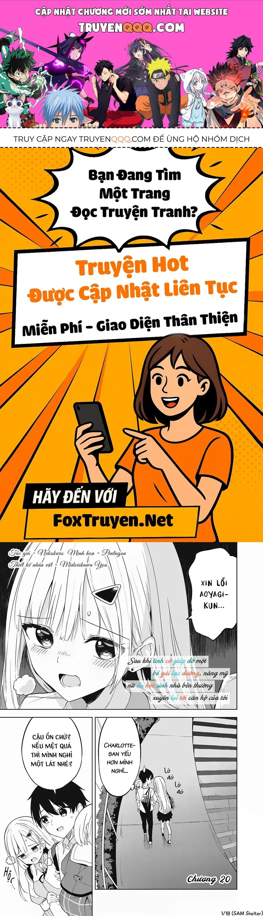 Sau khi tình cờ giúp đỡ một bé gái lạc đường, nàng mỹ nữ du học sinh thường xuyên lui tới căn hộ của tôi Chapter 20 - 1