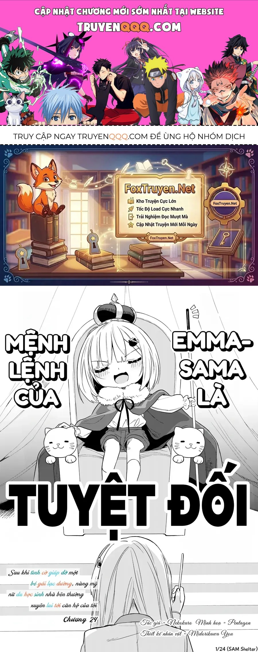 Sau khi tình cờ giúp đỡ một bé gái lạc đường, nàng mỹ nữ du học sinh thường xuyên lui tới căn hộ của tôi Chapter 24 - 1
