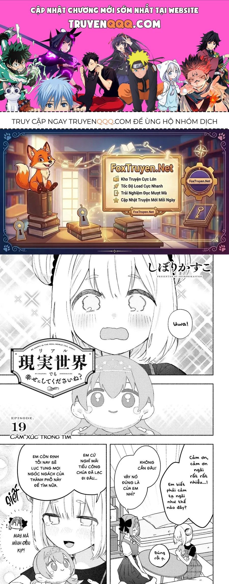 Ở Đời Thực Cũng Phải Hạnh Phúc Nhé! Chapter 19 - 1