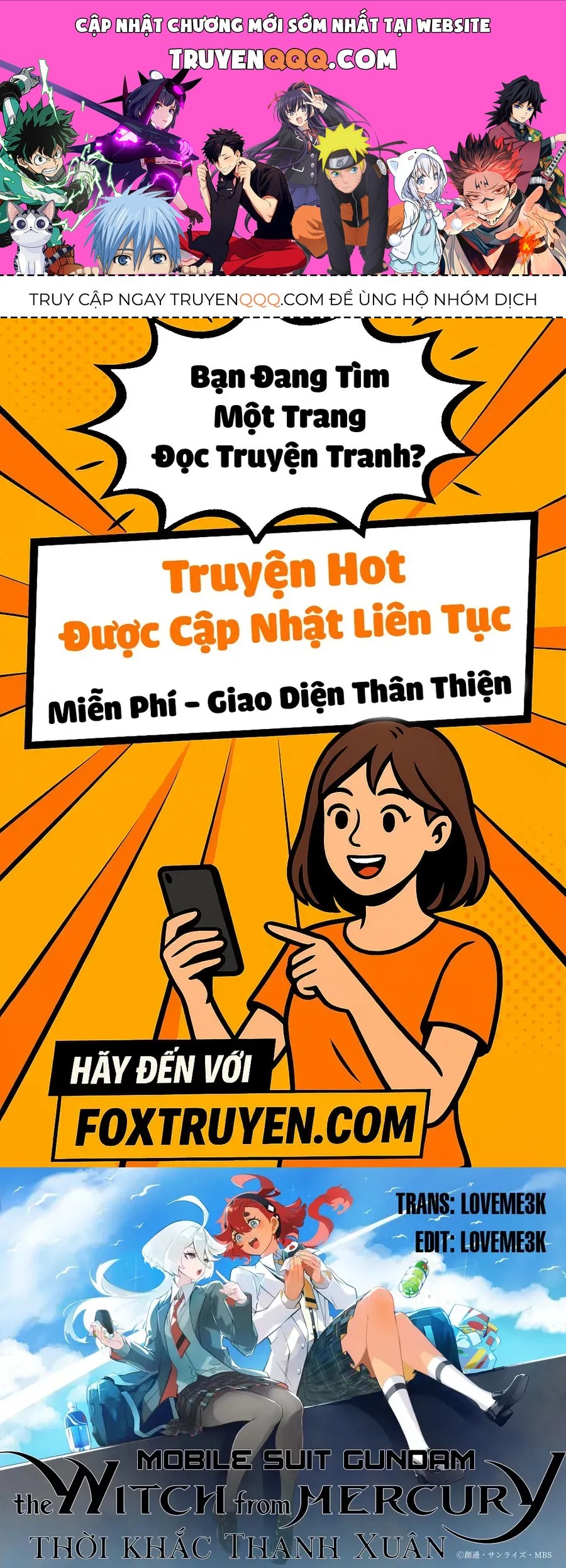 Chiến Sĩ Cơ Động Gundam: Pháp Sư Đến Từ Sao Thủy - Thời Khắc Thanh Xuân Chapter 4.2 - 1