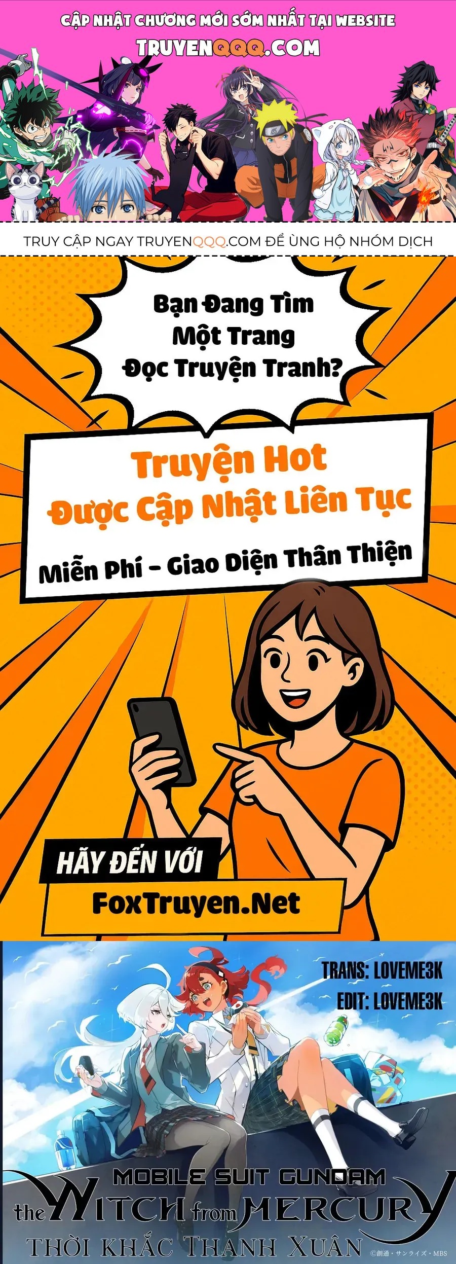 Chiến Sĩ Cơ Động Gundam: Pháp Sư Đến Từ Sao Thủy - Thời Khắc Thanh Xuân Chapter 5.3 - 1