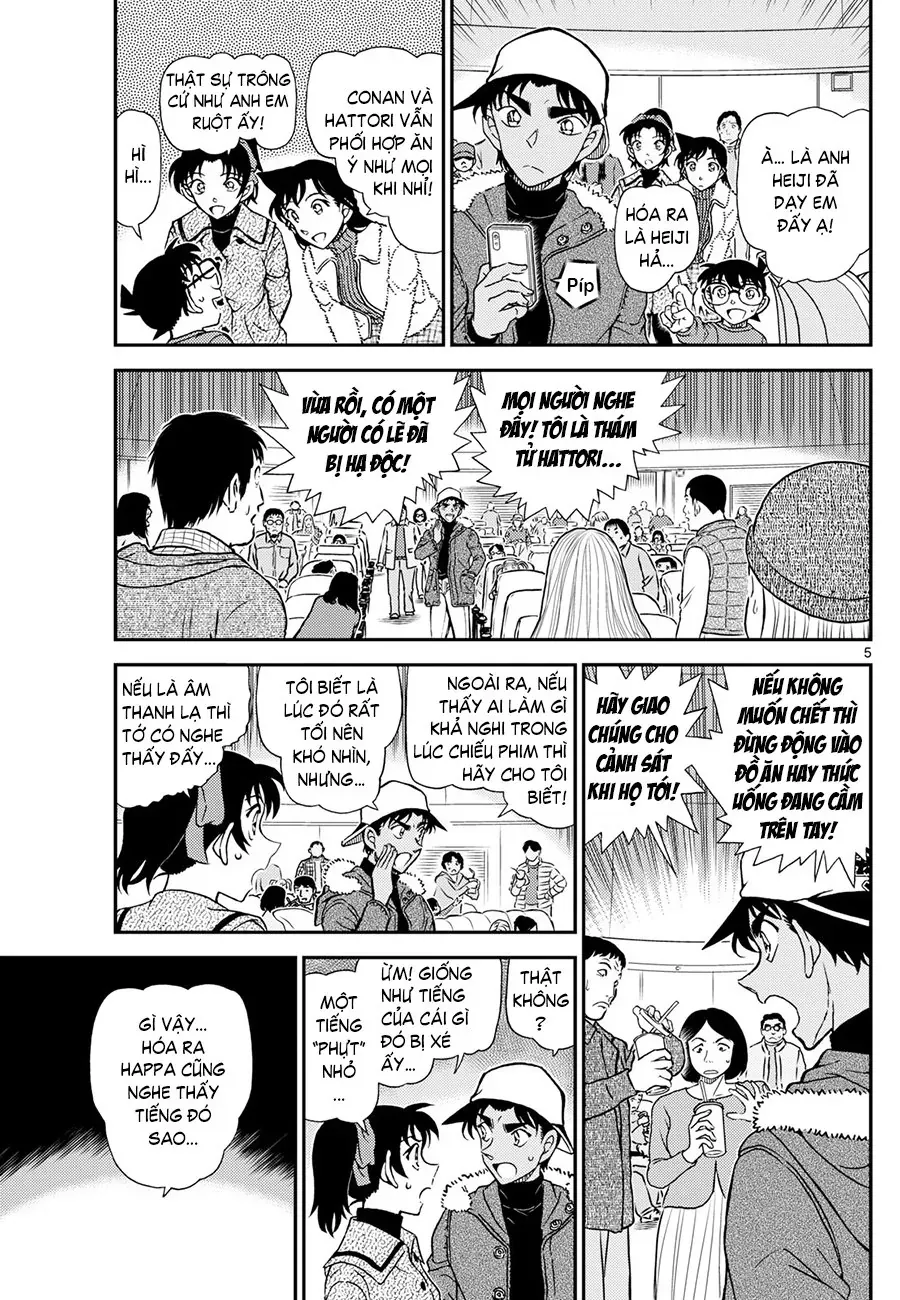 Thám Tử Conan Chapter 1158 - 5