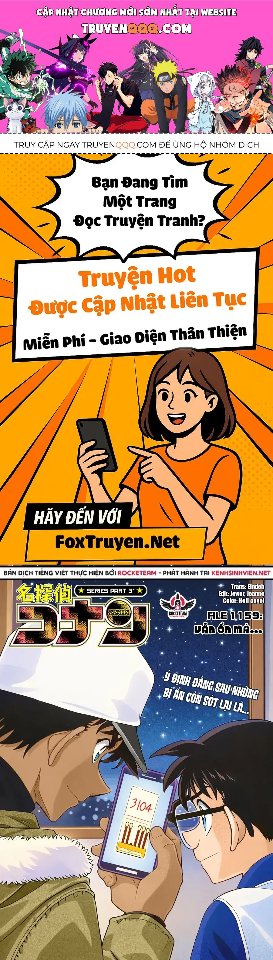 Thám Tử Conan Chapter 1159 - 1