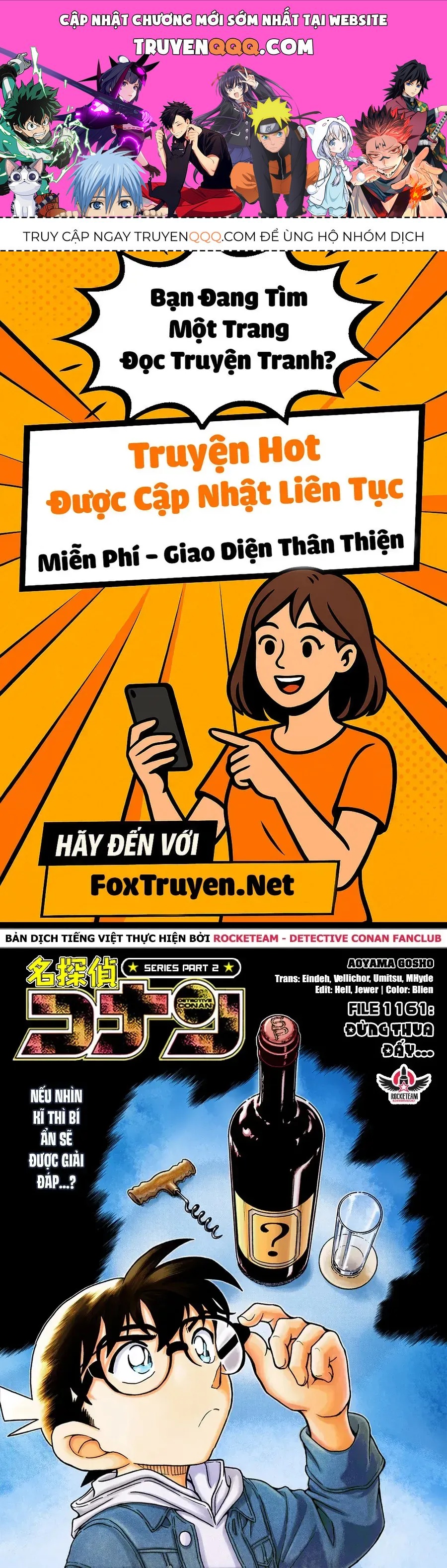 Thám Tử Conan Chapter 1161 - 1