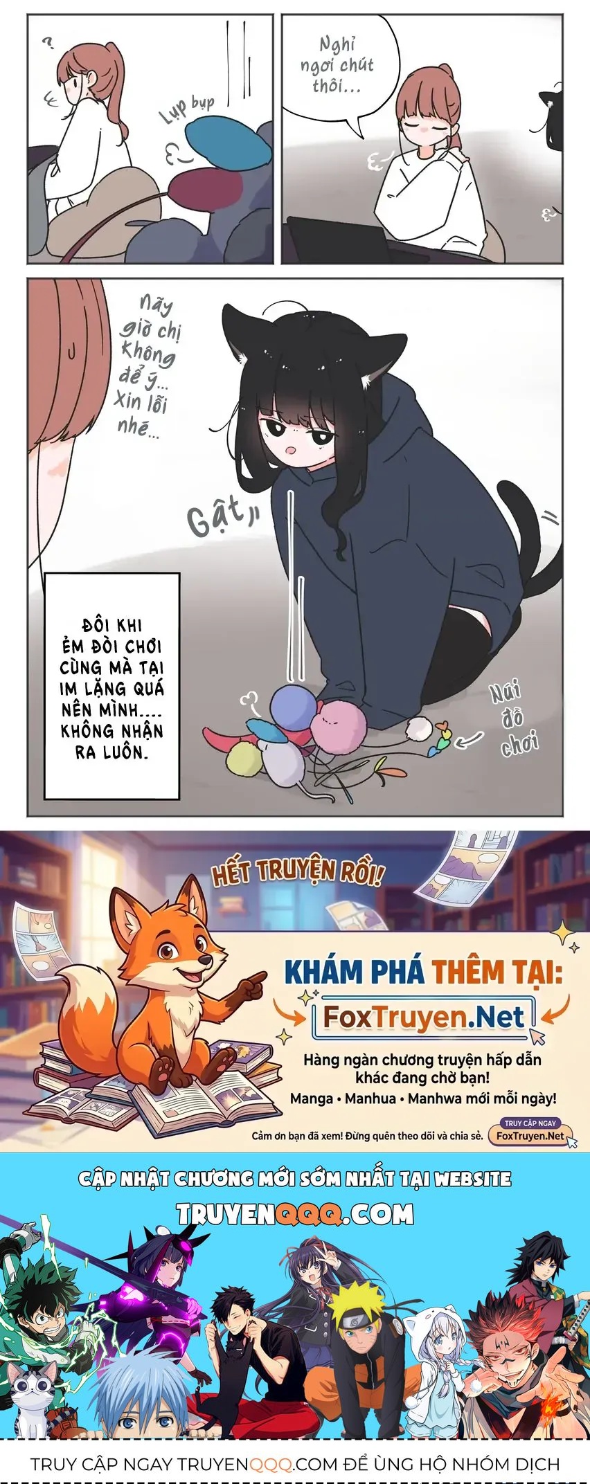 Câu Chuyện Về Con Mèo Đen Tự Nhiên Biến Thành Người. Chapter 32 - 2