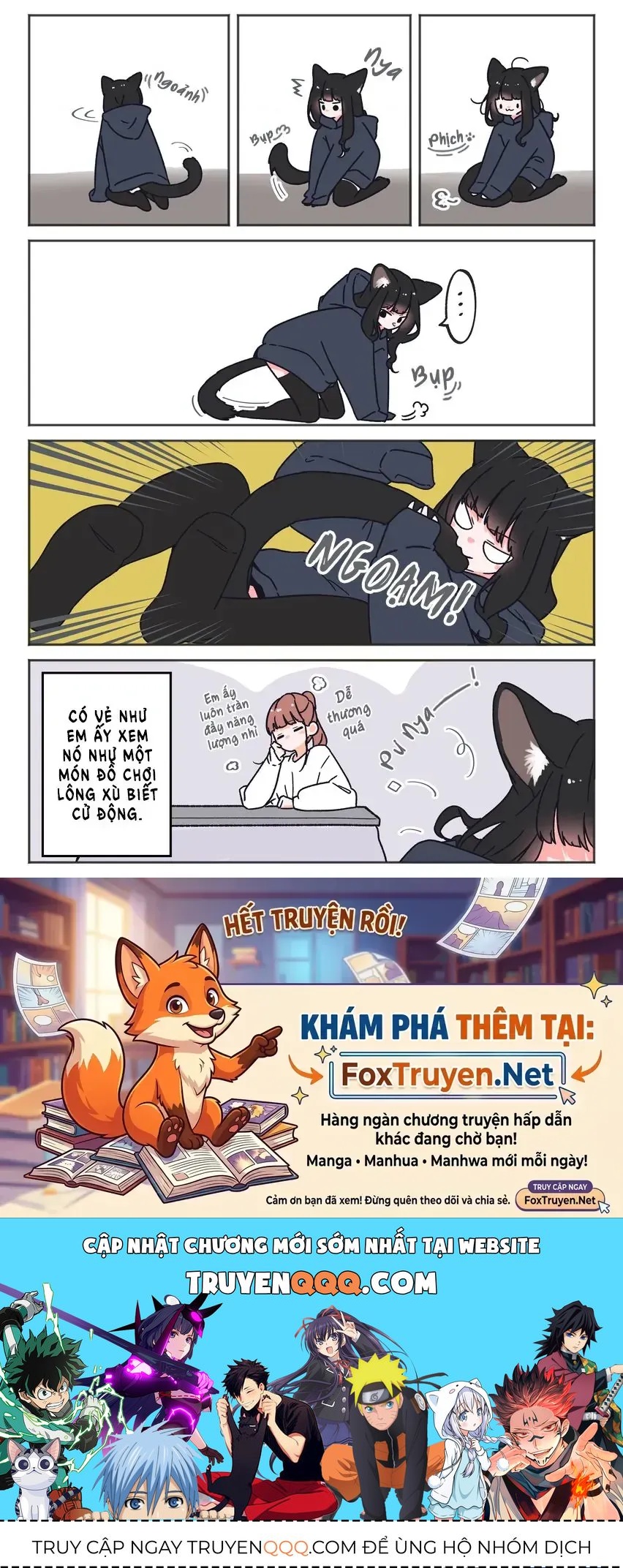 Câu Chuyện Về Con Mèo Đen Tự Nhiên Biến Thành Người. Chapter 34 - 2