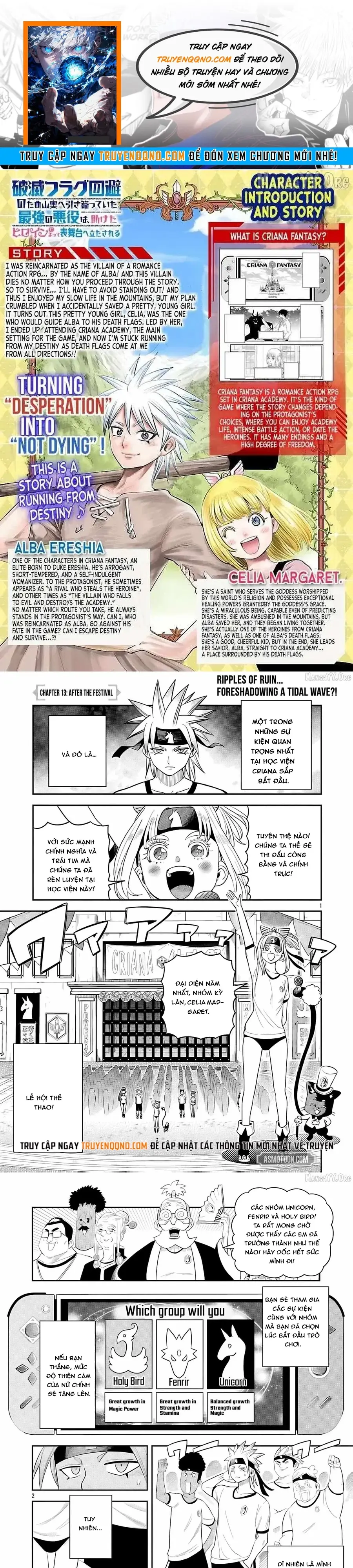 Hametsu Flag Kaihi No Tame Yamaoku E Hikikomotteita Saikyou No Akuyaku Wa, Tasuketa Heroine Ni Yotte Omotebutai E Tatasareru Chapter 13 - 1