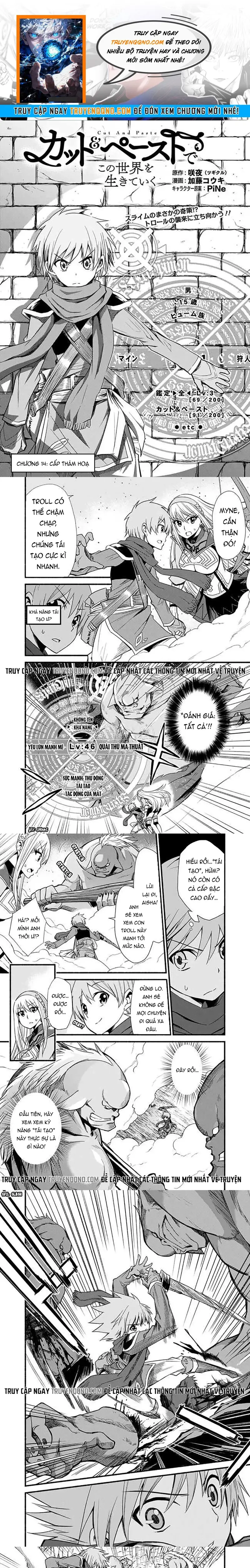 Cut & Paste De Kono Sekai Wo Ikite Iku Chapter 14 - 1