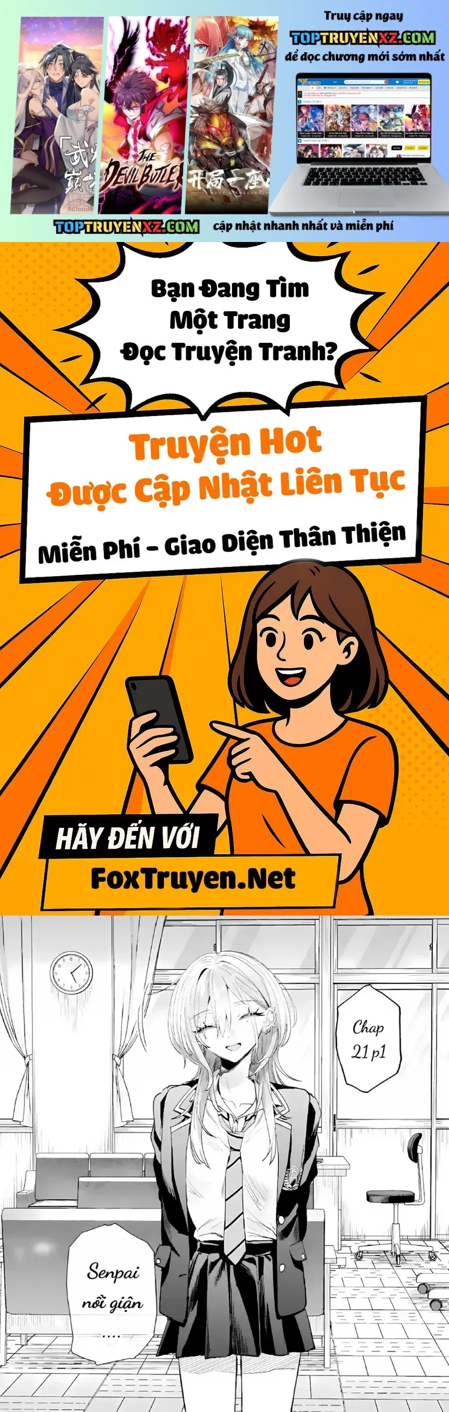 Haimiya-Senpai vừa Đáng sợ lại vừa Đáng yêu! Chapter 21.1 - 2