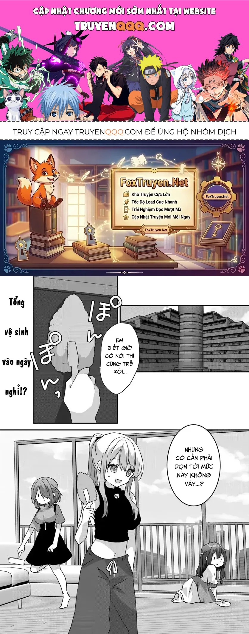Daigaku Nyuugakuji Kara Uwasa Sareteita Bishoujo San Shimai, Ikiwakareteita Gimai Datta. Chapter 10 - 1