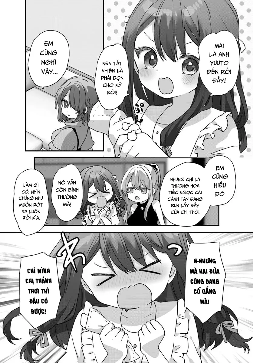 Daigaku Nyuugakuji Kara Uwasa Sareteita Bishoujo San Shimai, Ikiwakareteita Gimai Datta. Chapter 10 - 2