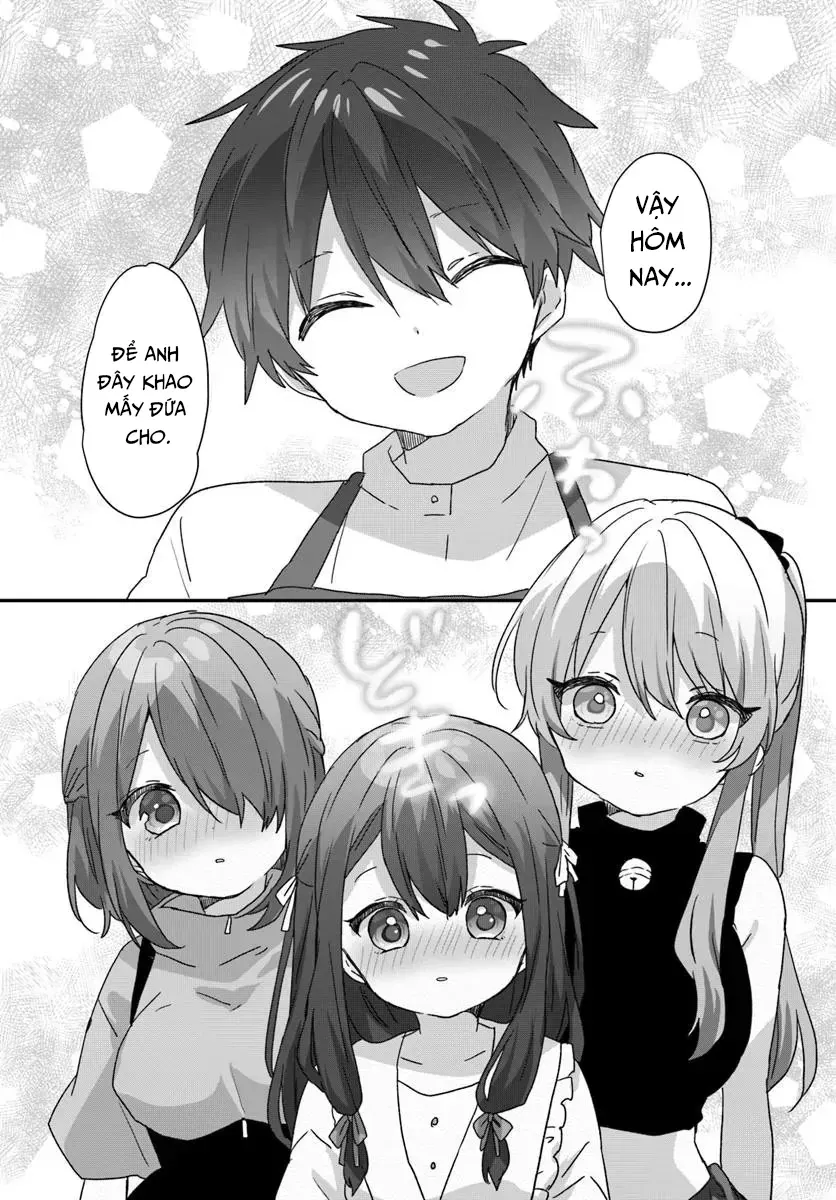 Daigaku Nyuugakuji Kara Uwasa Sareteita Bishoujo San Shimai, Ikiwakareteita Gimai Datta. Chapter 10 - 12
