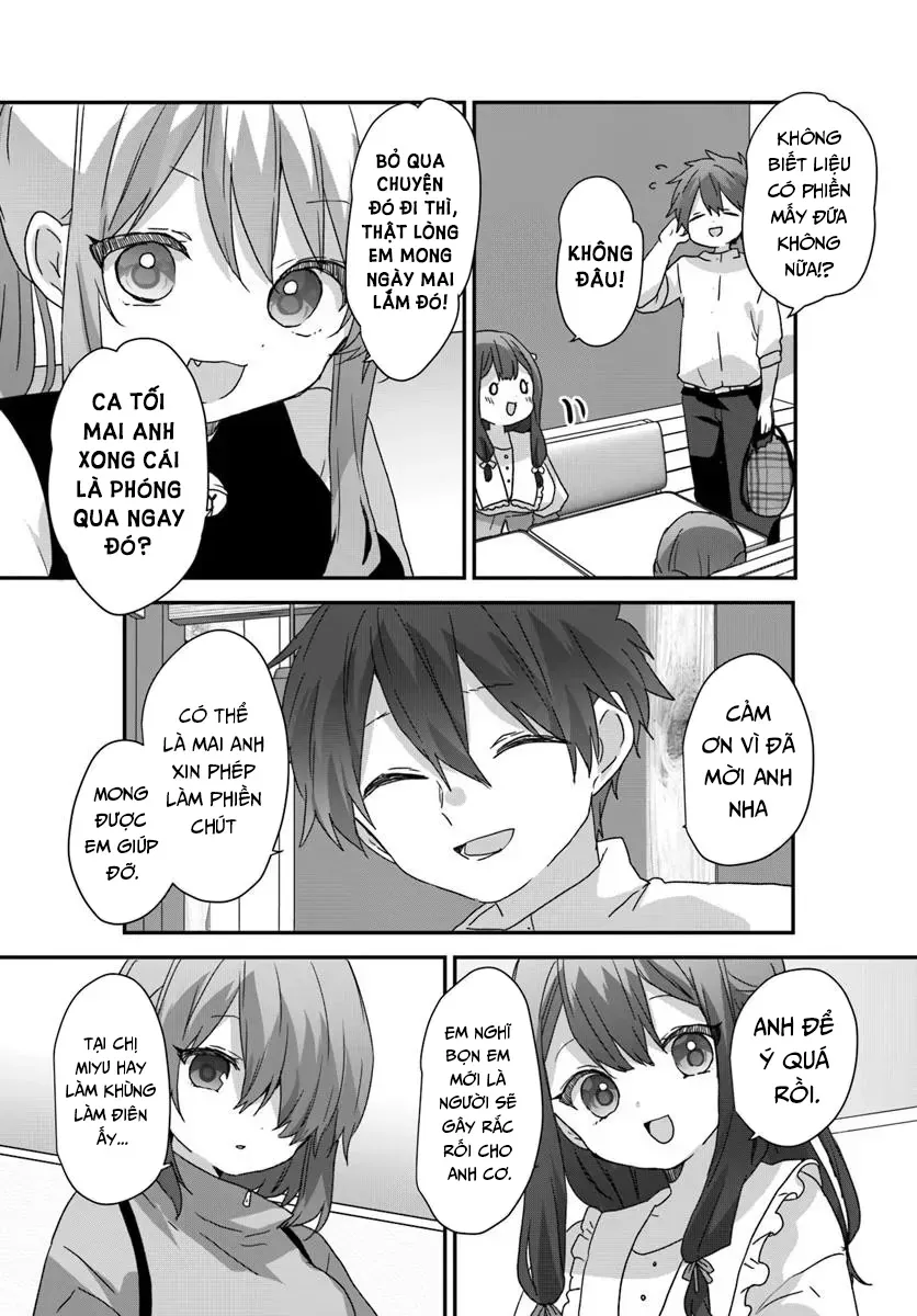 Daigaku Nyuugakuji Kara Uwasa Sareteita Bishoujo San Shimai, Ikiwakareteita Gimai Datta. Chapter 10 - 14