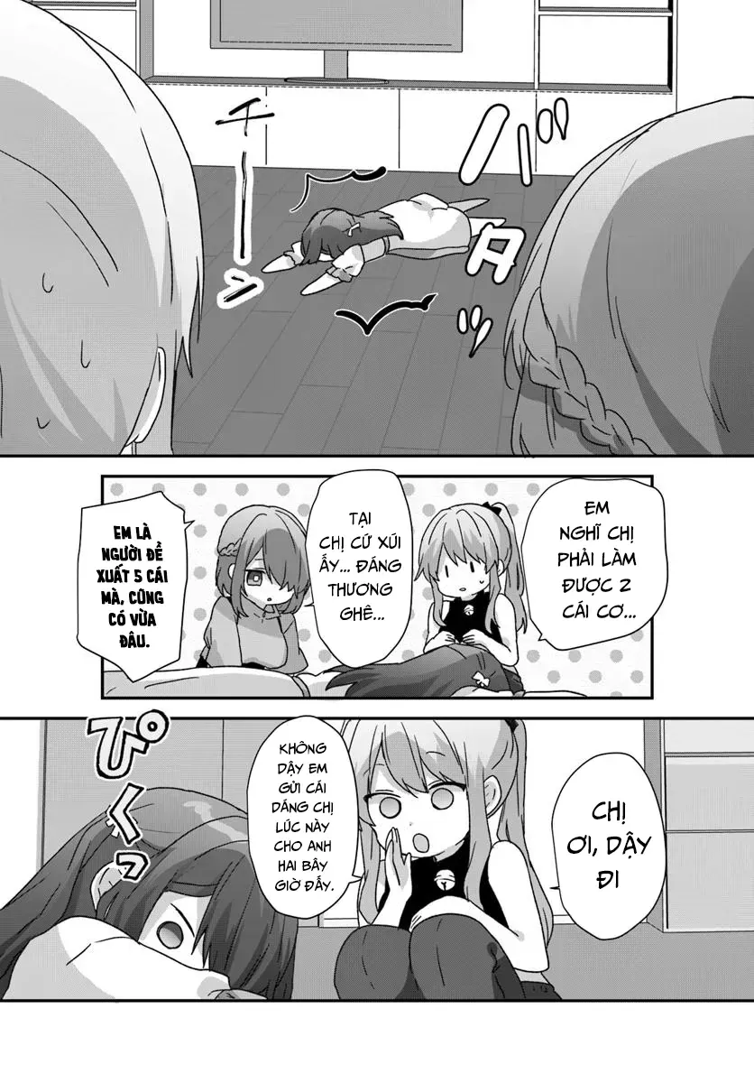 Daigaku Nyuugakuji Kara Uwasa Sareteita Bishoujo San Shimai, Ikiwakareteita Gimai Datta. Chapter 10 - 9