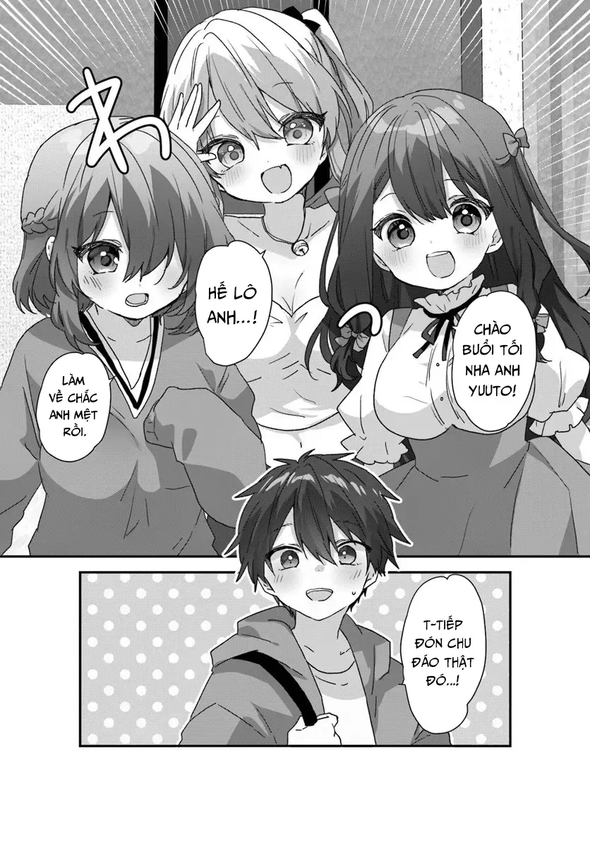 Daigaku Nyuugakuji Kara Uwasa Sareteita Bishoujo San Shimai, Ikiwakareteita Gimai Datta. Chapter 11 - 2