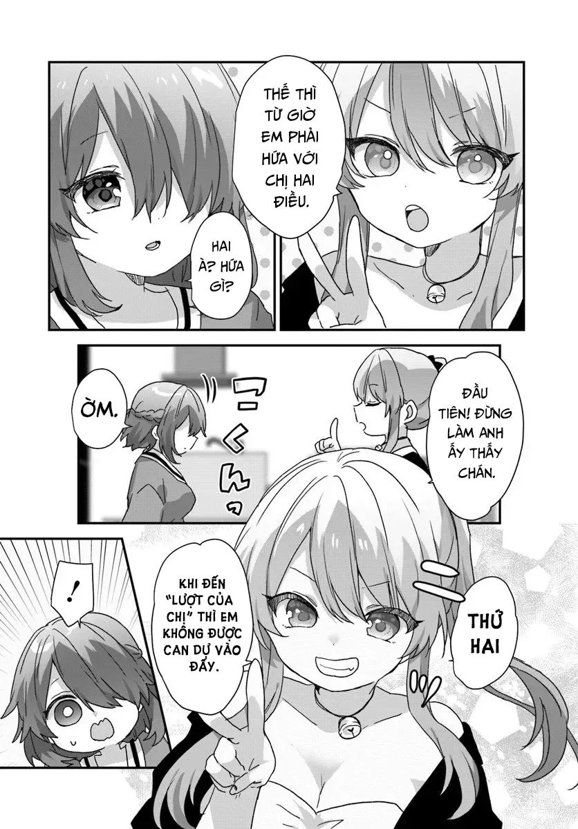 Daigaku Nyuugakuji Kara Uwasa Sareteita Bishoujo San Shimai, Ikiwakareteita Gimai Datta. Chapter 11 - 11