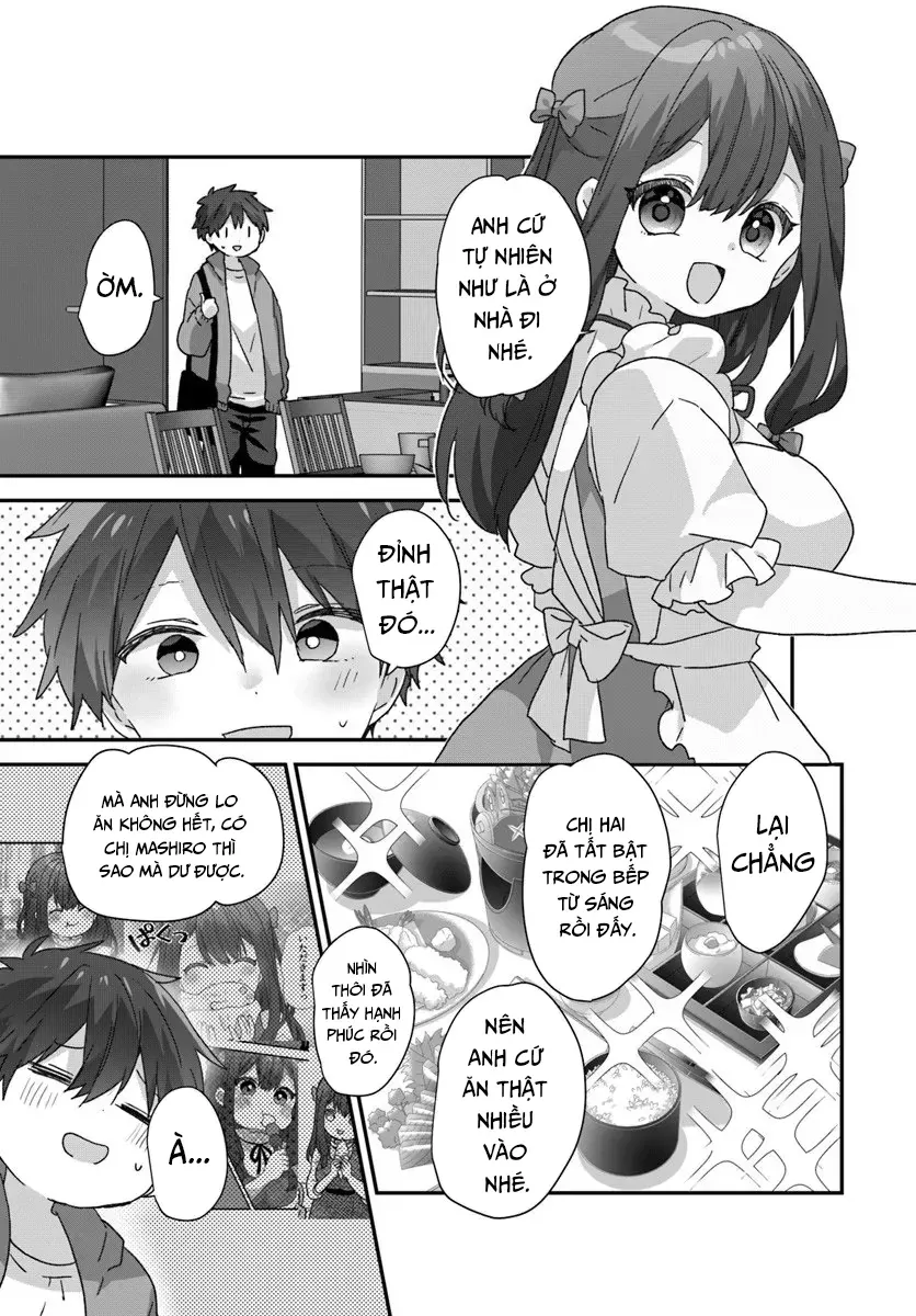 Daigaku Nyuugakuji Kara Uwasa Sareteita Bishoujo San Shimai, Ikiwakareteita Gimai Datta. Chapter 11 - 6