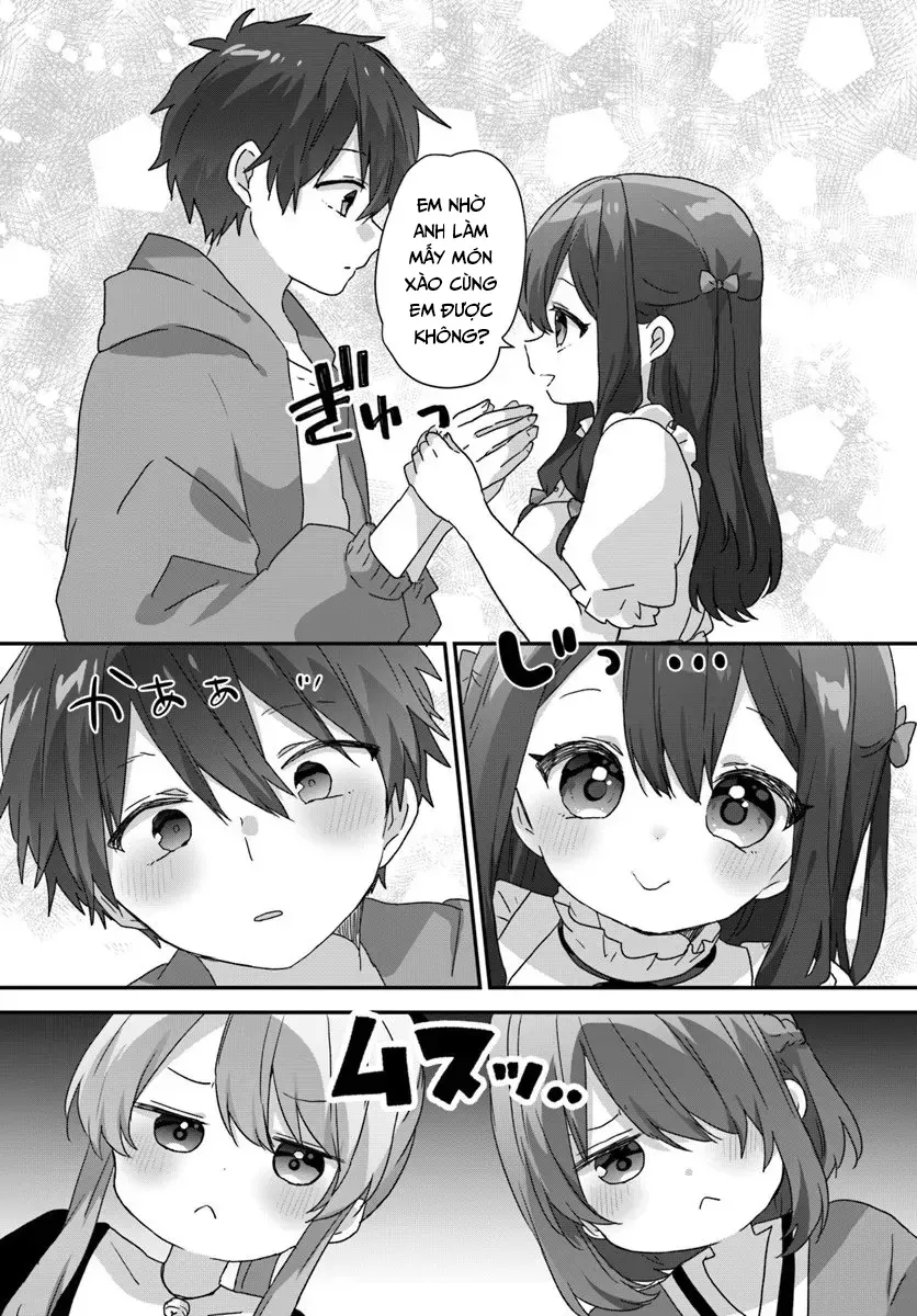Daigaku Nyuugakuji Kara Uwasa Sareteita Bishoujo San Shimai, Ikiwakareteita Gimai Datta. Chapter 11 - 8