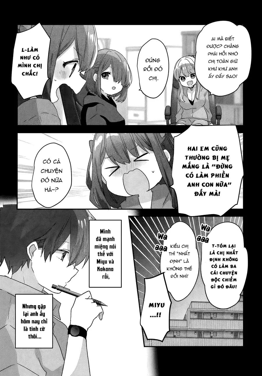 Daigaku Nyuugakuji Kara Uwasa Sareteita Bishoujo San Shimai, Ikiwakareteita Gimai Datta. Chapter 3 - 16