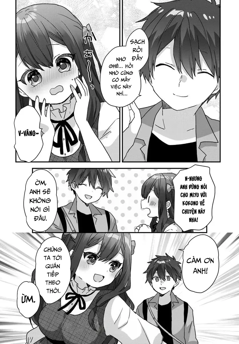 Daigaku Nyuugakuji Kara Uwasa Sareteita Bishoujo San Shimai, Ikiwakareteita Gimai Datta. Chapter 4 - 10