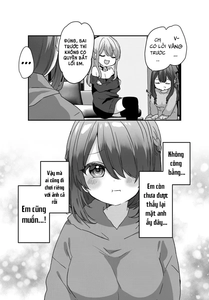 Daigaku Nyuugakuji Kara Uwasa Sareteita Bishoujo San Shimai, Ikiwakareteita Gimai Datta. Chapter 6 - 2